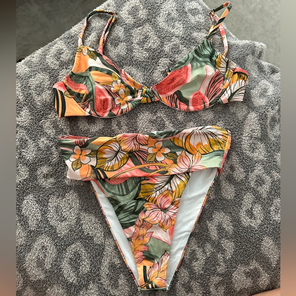 Beach Riot Floral Bikini Set